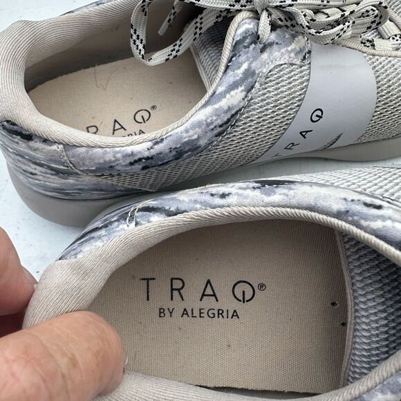 Traq by Alegria Gray Sneakers - Picture 5 of 6